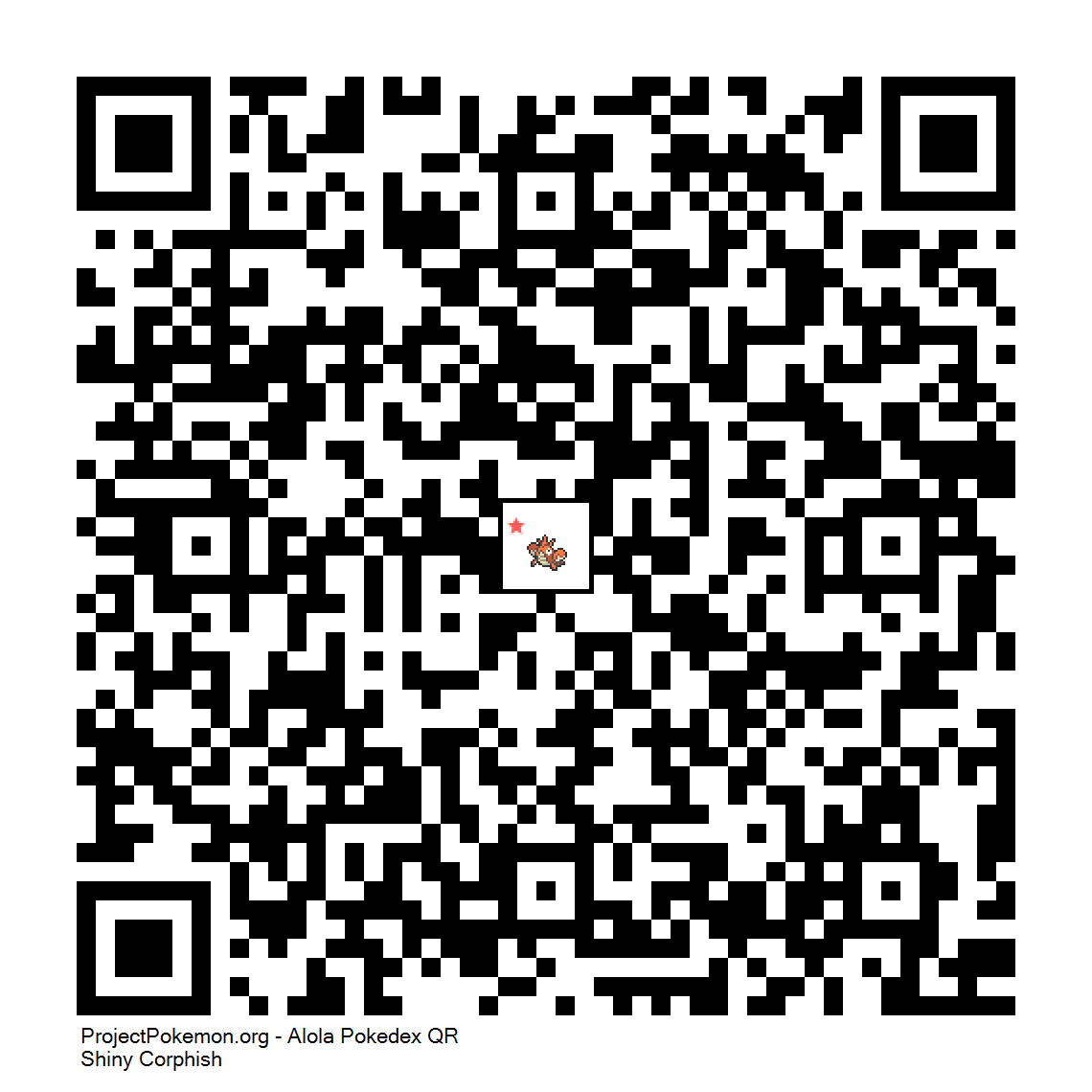 Cdigo QR de Corphish variocolor